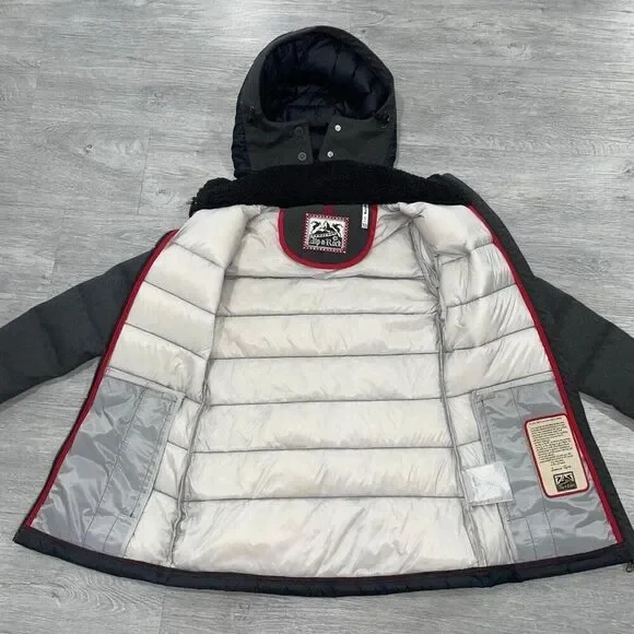 ALP N ROCK Chamonix Down Bomber Ski Jacket Women’s XS/1 Hoodie Full Zip Outdoors - Picture 10 of 16